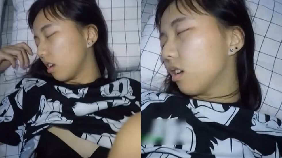 气质大学生妹子被闺蜜无良猥琐男友吃饭时故意灌醉带回家大干搞出好多白浆中间稍微恢复意识隐约抽泣着哭