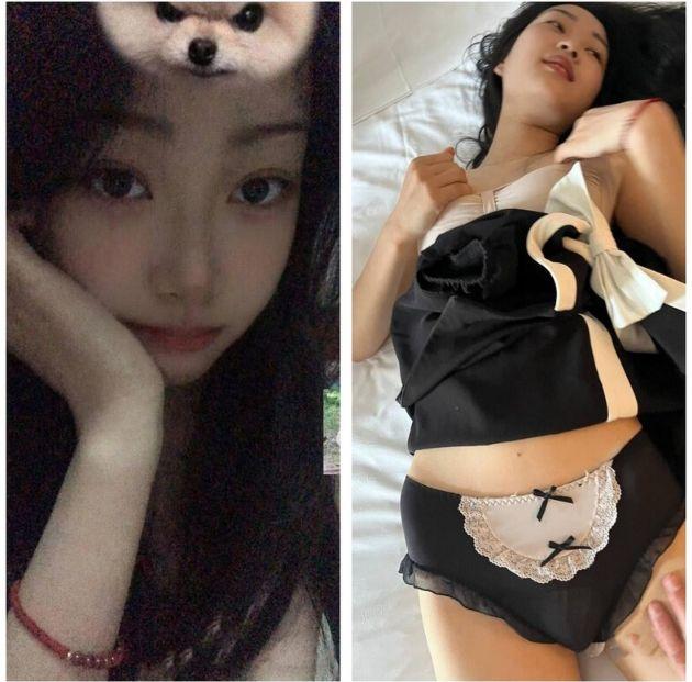 有男友的大三學姐，價值1300元，約到酒吧微醺後，帶回飯店玩3P